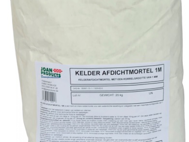 KELDER AFDICHTMORTEL 1M Kelderdichtingsproducten - Joan Products